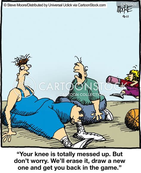 Broken Knee Cartoons And Comics Funny Pictures From Cartoonstock