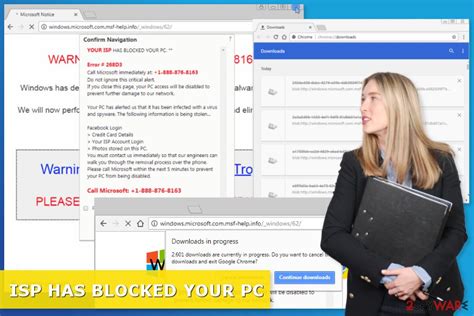 Remove “isp Has Blocked Your Pc” Scam Easy Removal Guide Microsoft