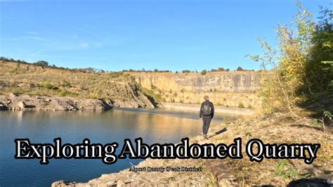 Exploring Abandoned Quarry Alport Quarry Peak District Youtube