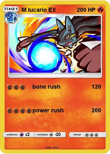 Pokémon M Lucario Ex 210 210 Bone Rush My Pokemon Card