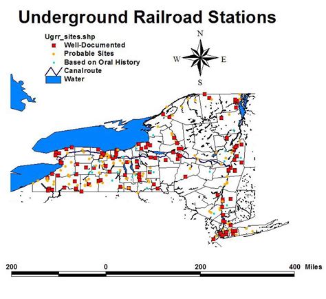 Underground Railroad Map Worksheet