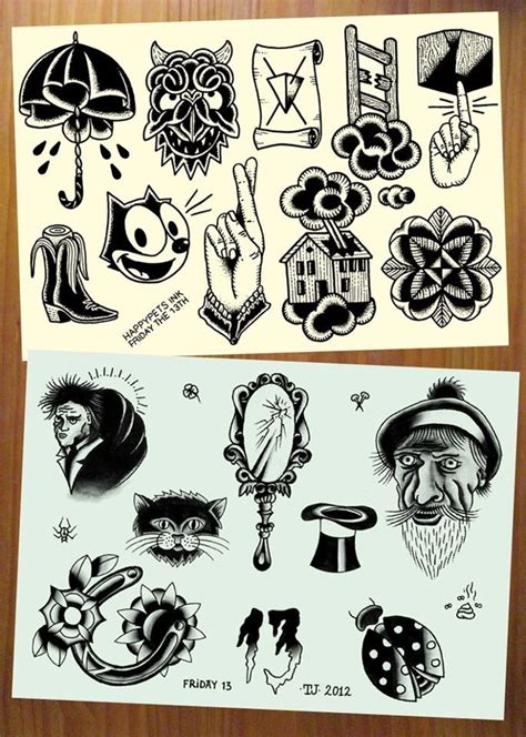 Stand up or step aside! Friday 13th Tattoo Flash Near Me - TATARAOS