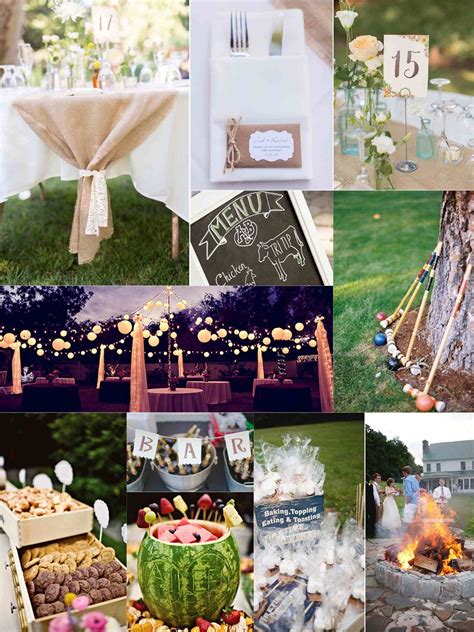 Backyard Wedding Reception Food Ideas Cheap Backyard