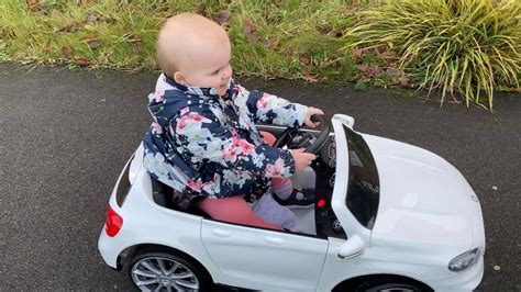 Cute Baby Driving New Car Wow Best Surprise Ever Ride On Toy Youtube