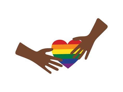 Premium Vector Rainbow Lgbt Heart In Hands Illustration Colorful Icon For Lgbt Concept Pride