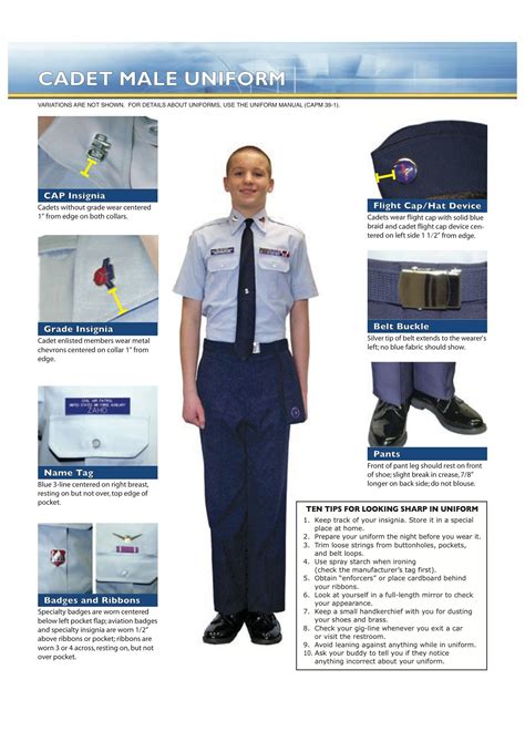 Cadet Uniform Guide Cadet Uniform Guide