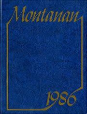 Montana State University Bozeman Montanan Yearbook Bozeman Mt