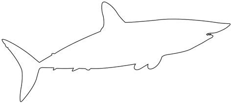 Mako shark is a large mackerel shark of the ocean world. Mako Shark Silhouette | Free vector silhouettes