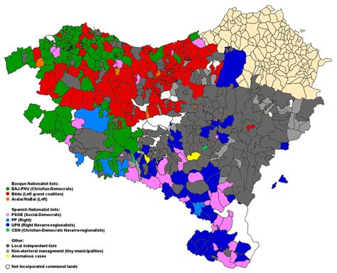 For What We Are They Will Be Electoral Map Of The Southern Basque
