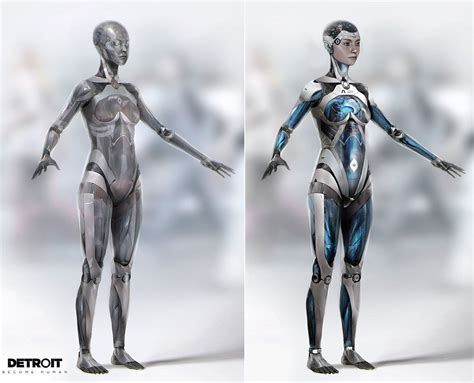 Kara Android Body Character Concept Art From Detroit Become Human Art