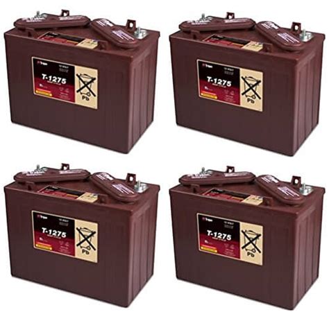 Trojan T 1275 12v 150ah Flooded Lead Acid Golf Cart Battery