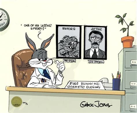 Warner Bros Limited Edition Cel Evolution Of Bugs Bunny Chuck Jones