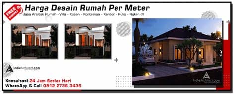 Harga borong rumah per meter persegi (/m2) material + jasa. Harga Desain Rumah Per Meter - Indie Architect | FREE Survey