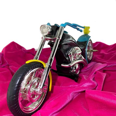 Custom Toy Motorcycle Chopper Retro Vaporwave Etsy