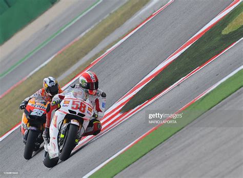 Italian Rider Marco Simoncelli Of San Carlo Honda Gresini And Dani