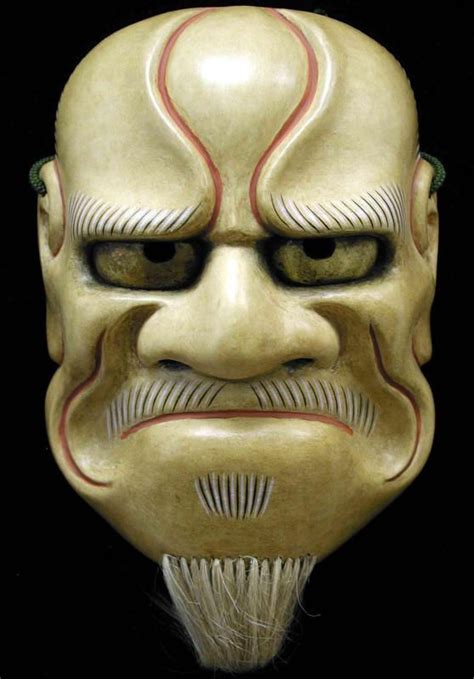 Japanese Noh Mask Cp990 By Ken Leonard Noh Mask Japanese Mask