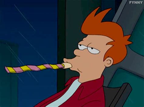 Fry Celebrating New Year S Futurama Know Your Meme