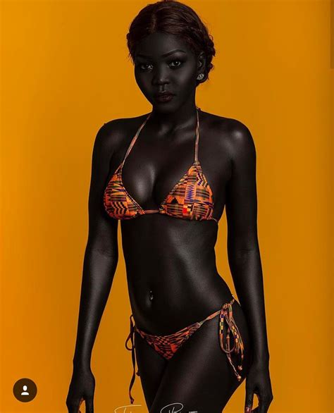 Times Dark Skinned Hottie Queen Kim Nyakim Showed Us More Skin Than We Could Ever Imagine