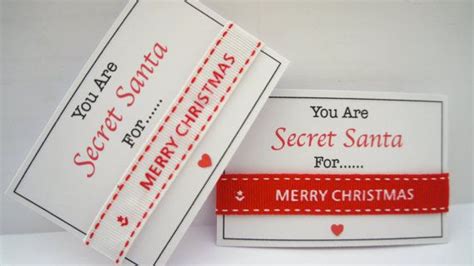 Secret Santa Revel Cards Christmas Party By Confettilaceevents The