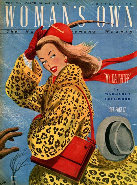 1940s Uk Womans Own Magazine Cover By The Advertising Archives
