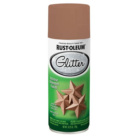 Rose Gold Rust Oleum Specialty Glitter Spray Paint 1025 Oz Walmart