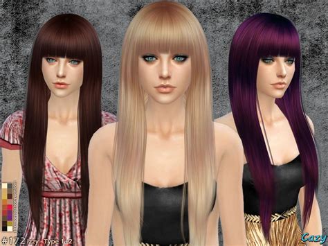 The Sims Resource Izzy Hairstyle By Cazy ~ Sims 4 Hairs Womens