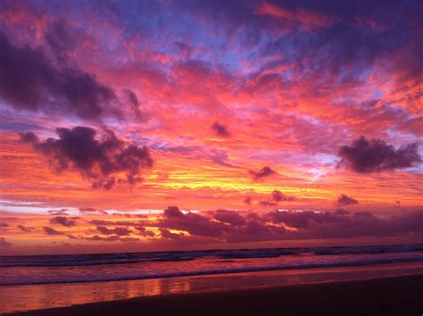 Warm Wet Air Rolling In Off Bass Strait As The Horizon Burns Venus