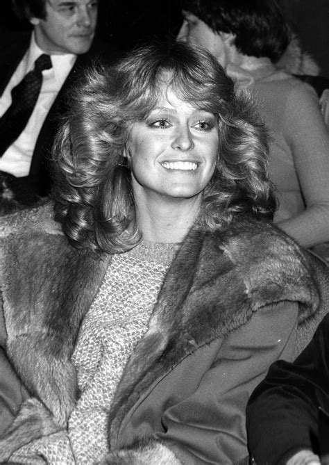 Farrah Fawcett Attends The Premiere Of Saturday Night Fever On