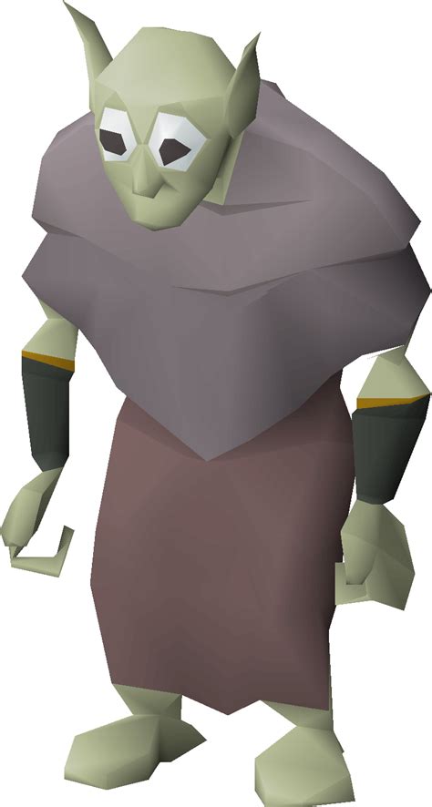 The third level of the caves used by the goblin gang known as the scorpions. Cave goblin worker - OSRS Wiki