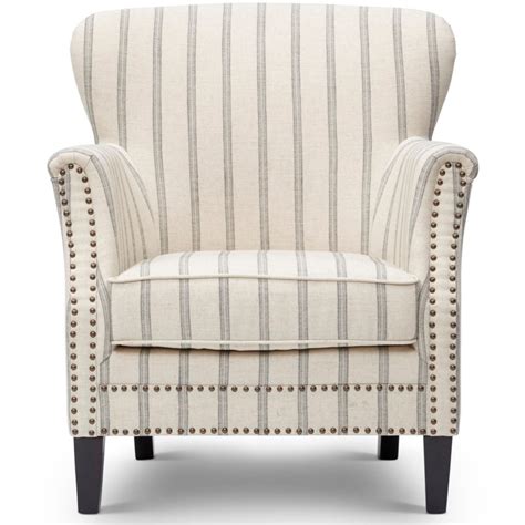 Layla Accent Chair With Nailhead Trim In Flax Layla Ch Flax By Jofran