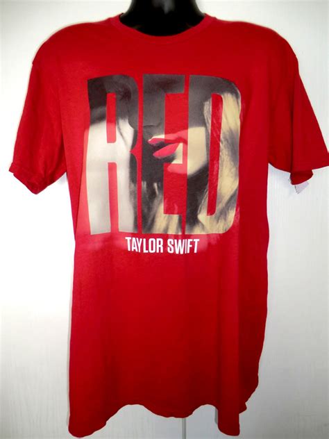 SOLD! RED Taylor Swift T-Shirt Size Large NEW!