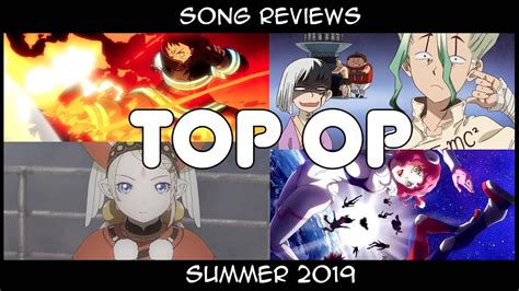 Best Anime Ops Of Summer 2019 Top Op Youtube