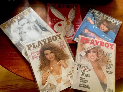VINTAGE PLAYbabe MAGAZINE Playmate Of The Year Kathy Shower Anna Nicole Donna PicClick