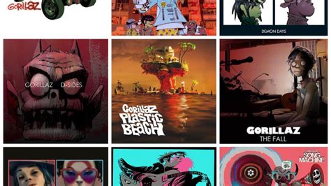 The List Of Gorillaz Albums In Order Of Release Albums In Order