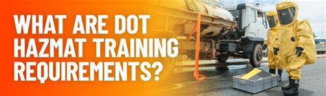 Dot Hazmat Training Requirements 360training