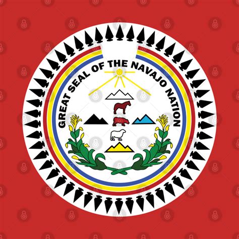 Navajo Nation Seal Flag Logo Insignia Emblem Navajo Hoodie Teepublic