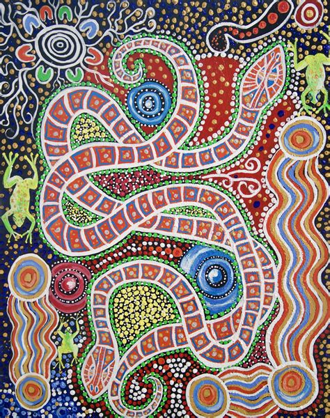 “spirit Of The Waterholes” For Aboriginal People Of The Desert The
