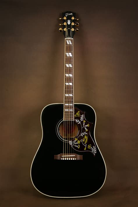 All Black Acoustic Guitar