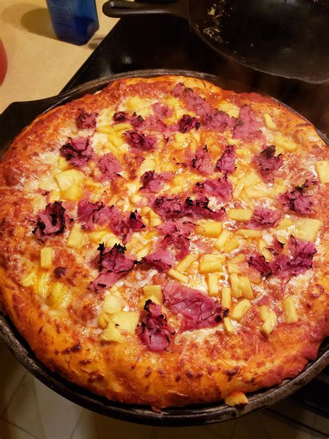 Sourdough Crust Hawaiian Pizza Rpizza