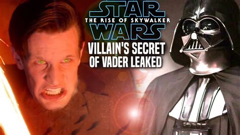 The Rise Of Skywalker Villains Secret Of Darth Vader Revealed Star