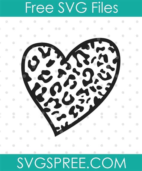 Leopard Heart SVG - SVG Spree