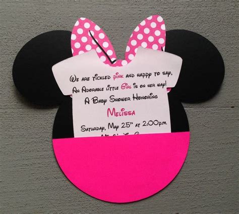 Pick your favorite invitation design from our amazing selection or create your own from scratch! Baby Minnie Mouse Baby Shower Invitations | Dolanpedia