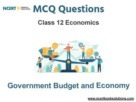 Government Budget And Economy Class Mcq Questions With Answers