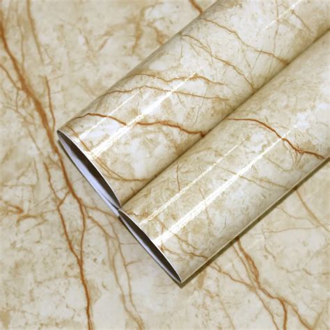 Haokhome 3d Granite Marble Peel And Stick Wallpaper For Wall Contact