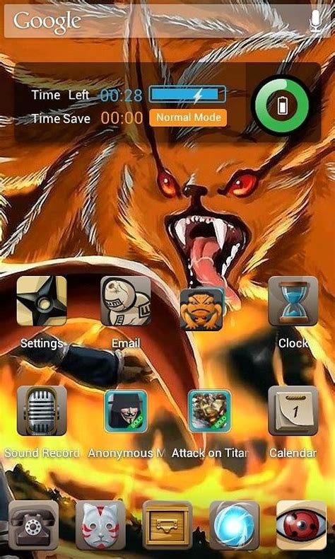 Anime Naruto Hd Theme Free Free Android Theme Download Download The