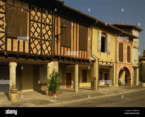 Village Of Cologne Midi Pyrenees France Europe Stock Photo Alamy
