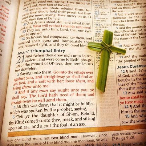 Palm Sunday Scripture ~ Matthew 211 11 Palm Sunday Sunday Prayer
