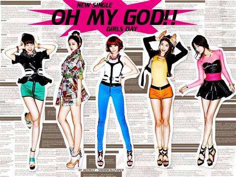 oh my god girl s day wallpaper by meennizz