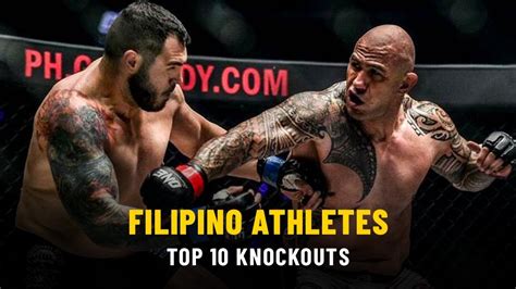 Top 10 Knockouts From Filipino Athletes One Full Fights Youtube