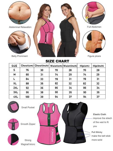 Fomansh Women Neoprene Waist Trainer Hot Sweat Slimming